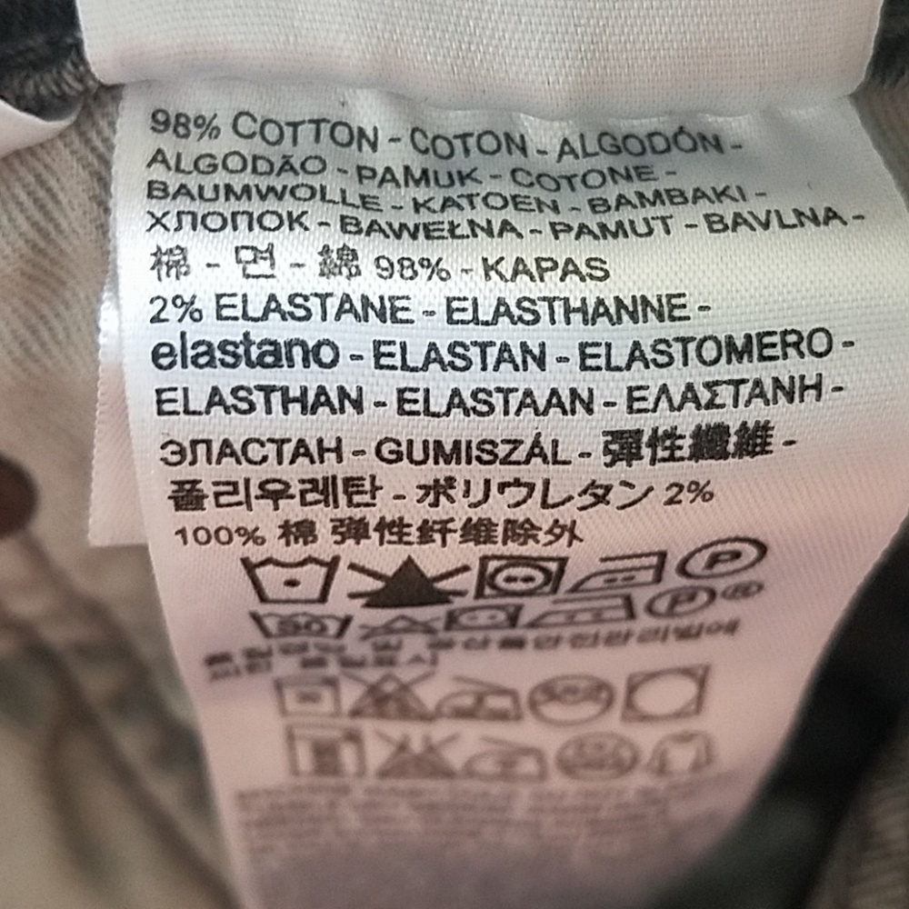 levi's W28 L32 faded black gray straight leg jeans - Picture 7 of 7